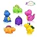 Produktbild Yojoloin Baby Badespielzeug Schwimmendes Badespielzeug, Bad Spritzen Spielzeug Gummi Schwimmdinosaurier Baby Badespielzeug für Kinder Kleinkind kleinkinder6pcs