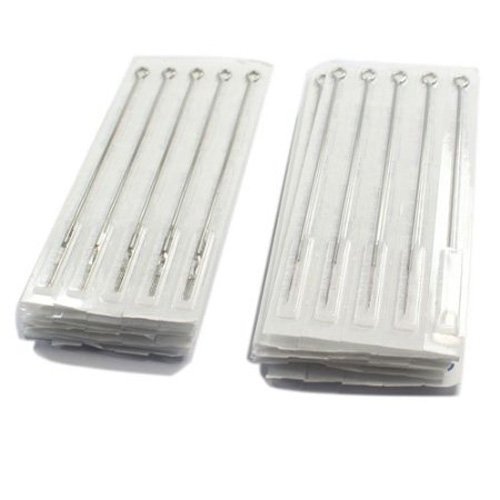 Gleader 100 Pcs Mixed Assorted Disposable Tattoo Needles