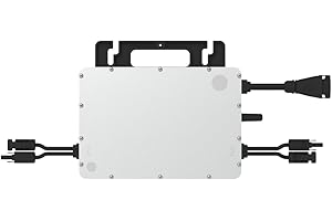 GreenSun Solar HMS-800W-2T Hoymiles Micro Inverter with Integrated WiFi 800 W Throttle to 600 W, 5 m BC05 Schuko Cable Included