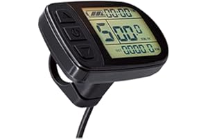 Nagoyuki Ebike KT-LCD5 Affichage 24V36V48V72V 5 Broches SM/Affichage de Connecteur éTanche pour Panneau de Commande Intelligent de VéLo éLectrique