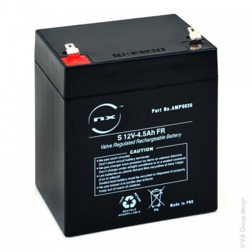 NX - Batterie plomb AGM S 12V-4.5Ah FR 12V 4.5Ah T1 - Unité(s)