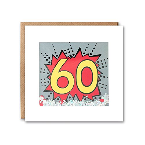 James Ellis Kapow Shakies 60 años de edad tarjeta de cumpleaños