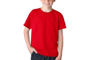 BOD HOME, Pack 1 o 2 Camisetas de Niño/Unisex Manga Corta 100% Algodón, Camiseta Infantil Básica Cuello Redondo para Niños, Variedad de Colores Lisos, Suave, Cómoda, Versátil, Tallas de 5 a 15 años