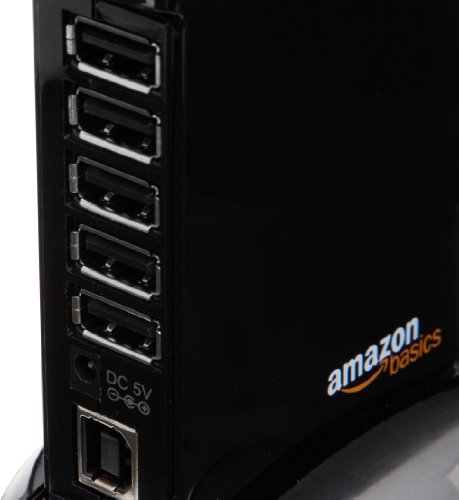 AmazonBasics USB Hub 2.0 mit 7 Ports (Eurostecker) - 3