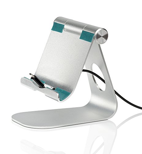 Slabo Tablethalterung für BQ Aquaris M10 „Aluminium“ – SILBER - 3
