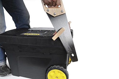 Stanley Mobile Montagebox, entnehmbarem Organizer, für Elektrowerkzeuge, ausziehbarer ergonomischer Stahlgriff, 1-97-503 - 3
