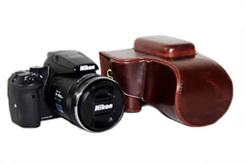 thematys   tui portefeuille en similicuir pour appareil photo de protection zennessstar   tui pour appareil photo num  rique Nikon Coolpix P900  Nikon Coolpix p900s