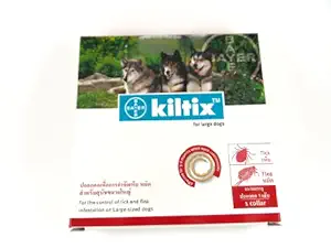 Kiltix Dog Collar Tick Flea Control Infestation, Large (5 Months)