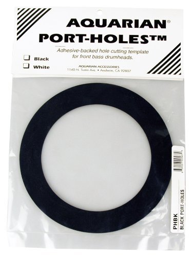 AQUARIAN Phbk Port Hole Template - 5 Inch - Black 1 - Pack