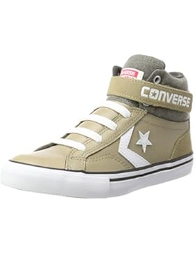 Converse Unisex-Kinder Pro Blaze Strap Hi Khaki/Storm Wind/Whit Hohe Sneaker