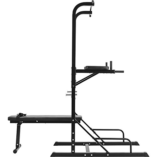Multistation Klimmzug Kraftstation Dipstation Hantelbank Gorilla Sports - 5