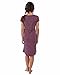 The Essential One - Maternity Nursing Nightie Stripe - Navy Coral - Large - EOM132