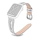 Produktbild jieGREAT  Räumungsverkauf ,Bling Glitter Droplet Form Leder Wrist Strap Band für Apple iwatch 4 40mm