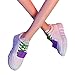 Produktbild OSYARD Damen Turnschuhe Sportschuhe Sneaker,Schnürer Atmungsaktiv Outdoor Shoes, Frauen Bequeme Elegant Mode Freizeitschuhe Lace-Up Laufschuhe Anti-Slip Flache Sportlich Schuhe(220/35, Lila)
