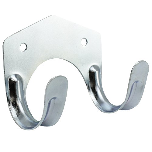 COM-FOUR® 6x Gerätehalter aus verzinktem Stahl, Wandhalterung für Gartengeräte mit T-Stiel (6 Stück) - 2