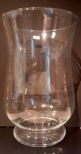 Vase große Glasvase klarglas Bodenvase Blumenvase, Windlicht mundgeblasen Kristallglas Höhe 40 cm, große Öffnung ca. 22 cm Oberstdorfer Glashütte - 4