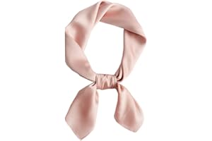 KOOYOL Damen Seidentuch Seide Leicht Seidenschal Bandana Halstuch Kopftuch Elegante Schal Tuch Geschenk für Frauen