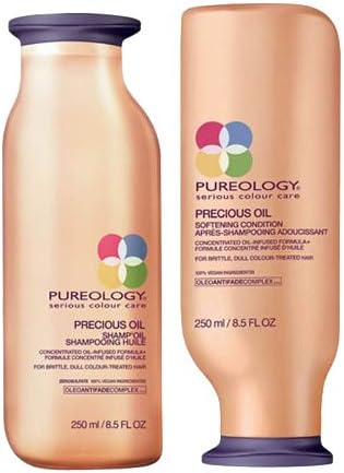 PUREOLOGY Precious Oil Shampoo 250ml and Conditioner 250ml Duo Pack
