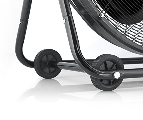 Orbegozo PWT 3061 Power Fan Profesional - Ventilador industrial, 150 W, 3 velocidades, diámetro hélice 60 cm, ruedas para transporte, Negro