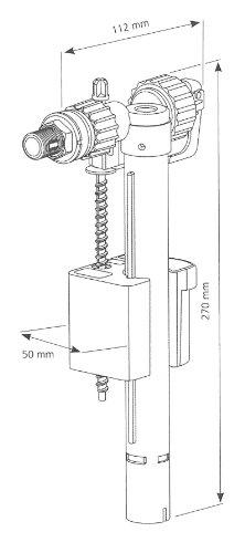 Universal Füllventil Schwimmerventil Compact 95L - 2