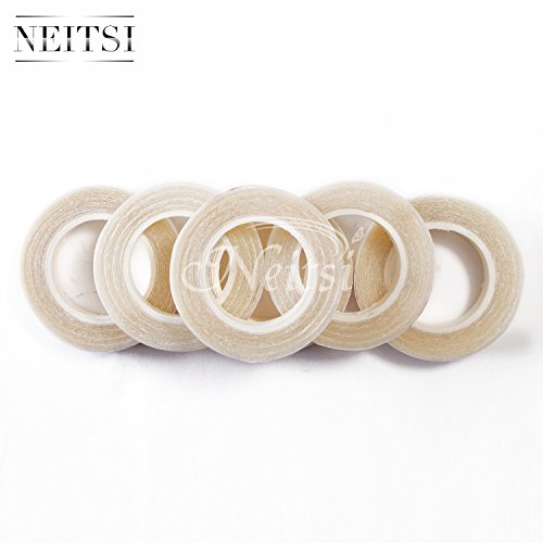 1  rollo de doble cara de Neitsi    color azul intenso  rollos de cinta de 3  m para extensiones de pelo