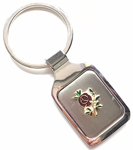 Preisvergleich Produktbild Freimaurer Rose Croix CRESTED Schlüssel Ring + Beutel (K071)