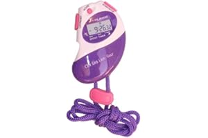 Cronómetro Digital de Mano Deportivo con Despertador, Reloj y Calendario - CHRISTIAN GAR - Morado