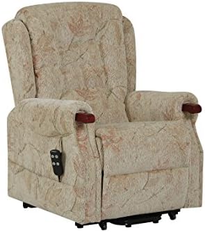 The Radford Dual Motor Fabric Riser Recliner Chair in Beige