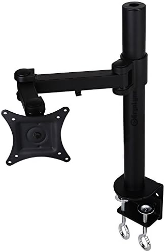 Ergolynx Single Screen VESA Monitor Desk Mount Long Arm LCD LED TV One Clamp