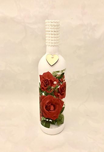 Romantic Red Rose Light Up Bottle