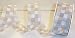 Produktbild SCHLEIFENBAND 20m x 40mm Organza KARO / BUNT Dekoband Geschenkband [10898] (weiß / grau / sandbraun - 107)