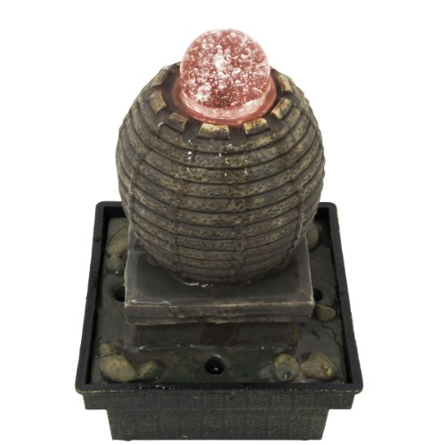 Heitronic LED Zimmerbrunnen Neapel, Glas/ Kunststoff, 35021 - 3