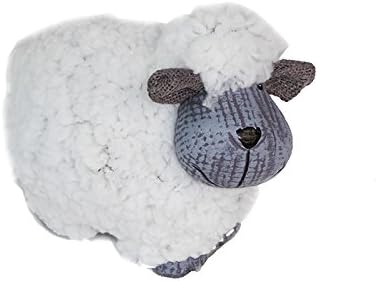 PZ 1 Sheep Ceramic Coated Wool in Feet 13 cm Furniture Spring Easter Decoration