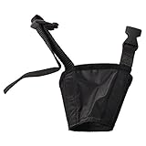 Bozal Rejilla Nylon Regulable Negro para Perro Adiestramiento 7cm Talla 1