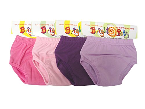 BRIGHT BOTS PUL Potty Training Pants - 4 Pack - Extra Large Girl (2-3yrs)