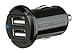 Price comparison product image 2.1 Volt dual USB Car Lighter Power Point in Black, 2.1 Amp, Scosche