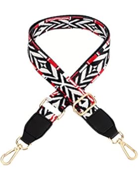 Umily Taschengurt Bunter Schultergurt Tragegurt 80 cm -140 cm längenverstellbarer breiter Tragegurt / Schultergurt...