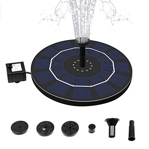 Preisvergleich Produktbild kelihood Solarbrunnen 1,8W Schwimmende Runde Wasserpumpe Schwimmbad Wasserbecken Aquarium Teich Garten