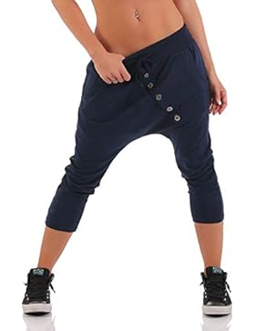 malito kurze Boyfriendhose mit Knopfleiste 8015 Damen One Size