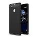 Produktbild Huawei P10 Hülle (5,1 Zoll), LCHULLE Flexible [Carbon Fiber Line Pattern] Pinsel Grip Soft TPU Silikon Hülle, Schock-Proofing [Rugged Armor] Resilient Ultimate Hybrid Rahmen Stoßstange Schutzhülle Abdeckung (Schwarz)