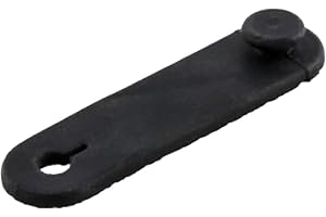 GENERIC Fascetta ferma cavi al manubrio in GOMMA - Colore NERO - Pi.aggio 50 Ciao Si Bravo Boxer Ciclomotori - CI0018