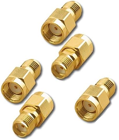 5pcs SMA FPV Antenna Connector Adapter Female to RP-SMA Male for Multicopter
