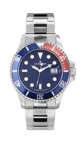 Dugena Herren-Armbanduhr Taucher Analog Quarz Edelstahl 4460511 Dugena Herren-Armbanduhr Taucher Analog Quarz Edelstahl 4460511