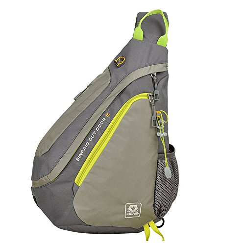 Preisvergleich Produktbild Outdoor peak Unisex Nylon wasserdicht Kameratasche Umhängetasche Bauchtasche Sporttasche radfahren Gürteltasche Transporttasche Laptop-Tasche (Grau)
