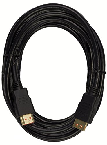 mumbi HDMI-High Speed with Ethernet Kabel 5,0 Meter – mit 4K / 3D Unterstützung bei 24Hz mit Verriegelung - 4