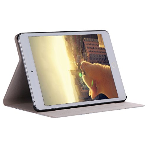 iPad Mini 1 2 3 Hülse Case, iPad Mini 1 2 3 Hülle Bumper HuaForCity® ipad Mini 1 2 3 Hülse Schutz Fall PU Leder innere TPU Mappen Abdeckung in Buch Art Mit Standfunktion Kartenschlitz Magnetverschluss Flip Halter Brieftasche Deckel mit 3 Slot-Karten Protection Shell PU Leather Inner TPU Cover Portfolios in Book Style With Stand function Magnetic Closure Flip Wallet Case With 3 Cards Slot for ipad Mini 1 2 3 - 5