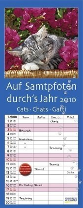 Auf Samtpfoten durch's Jahr 2010: Familientimer mit Ferienterminen