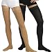 Produktbild "Elastische Medizinische KLASSE Tolle Qualität UNISEX Schenkelstrümpfe" (S, Schwarz)