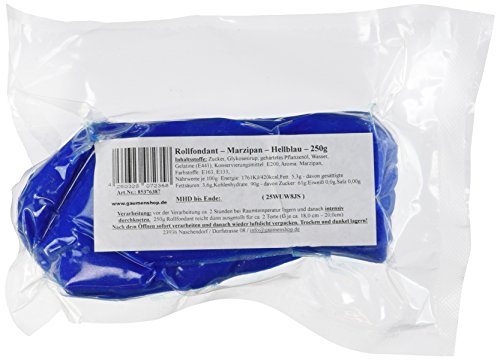 Preisvergleich Produktbild Rollfondant Marzipan Hellblau 250g