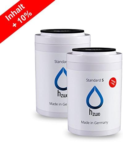 2 x Genuine replacement STANDARD Hzwo S (Patented) for Hzwo Anti - 4 Tier Kdf-Shower water filter against dirt, chlorine free New seal